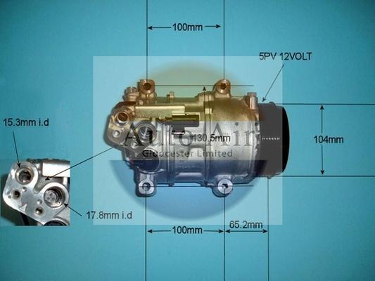 Auto Air Gloucester 14-9728R - Kompressor, kondisioner furqanavto.az