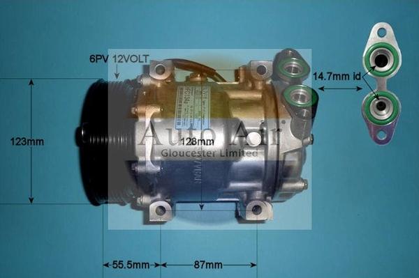 Auto Air Gloucester 14-0098P - Kompressor, kondisioner furqanavto.az