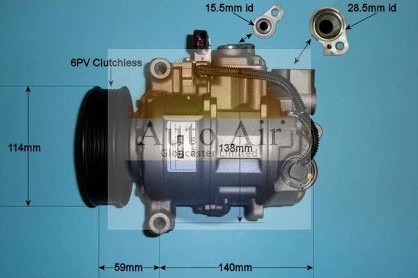 Auto Air Gloucester 14-0085R - Kompressor, kondisioner furqanavto.az