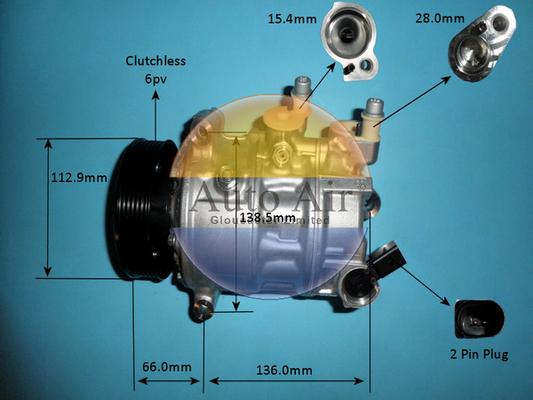 Auto Air Gloucester 14-0827 - Kompressor, kondisioner furqanavto.az