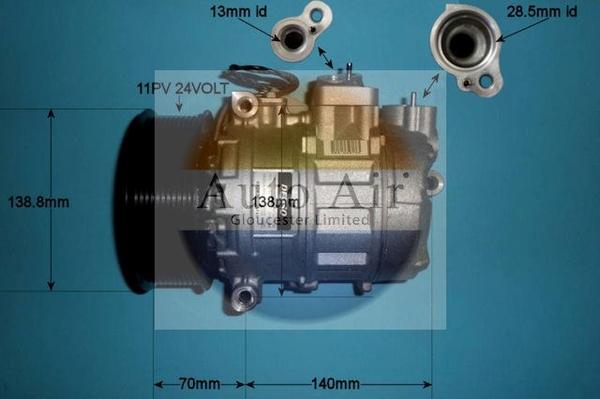 Auto Air Gloucester 14-0311 - Kompressor, kondisioner furqanavto.az