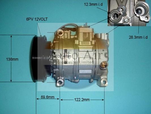 Auto Air Gloucester 14-0331 - Kompressor, kondisioner furqanavto.az