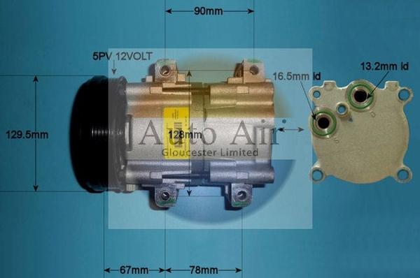 Auto Air Gloucester 14-0236 - Kompressor, kondisioner furqanavto.az