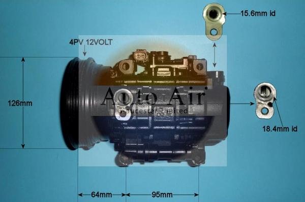 Auto Air Gloucester 14-0225R - Kompressor, kondisioner furqanavto.az