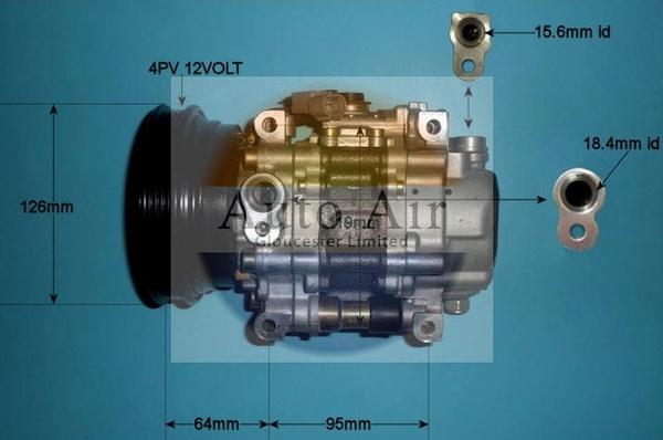 Auto Air Gloucester 14-0225 - Kompressor, kondisioner furqanavto.az