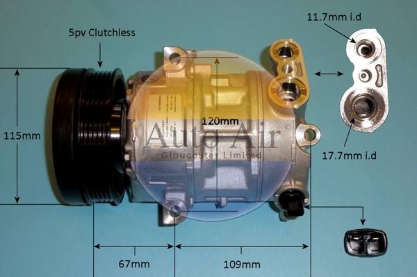 Auto Air Gloucester 14-1446 - Kompressor, kondisioner furqanavto.az