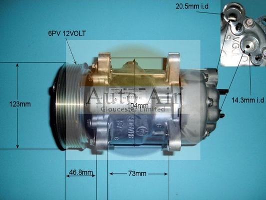 Auto Air Gloucester 14-1437 - Kompressor, kondisioner furqanavto.az