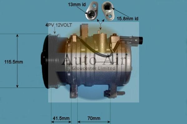 Auto Air Gloucester 14-1049 - Kompressor, kondisioner furqanavto.az