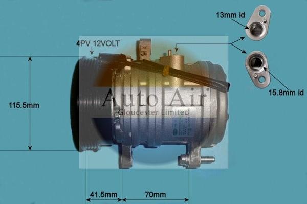 Auto Air Gloucester 14-1018 - Kompressor, kondisioner furqanavto.az