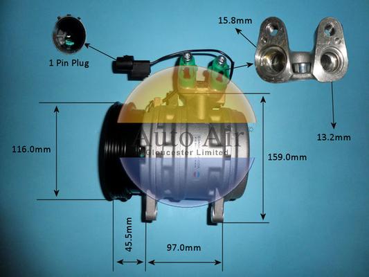 Auto Air Gloucester 14-1013P - Kompressor, kondisioner furqanavto.az