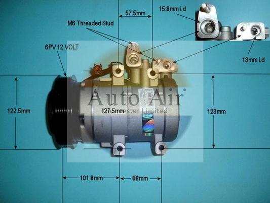 Auto Air Gloucester 14-1026P - Kompressor, kondisioner furqanavto.az