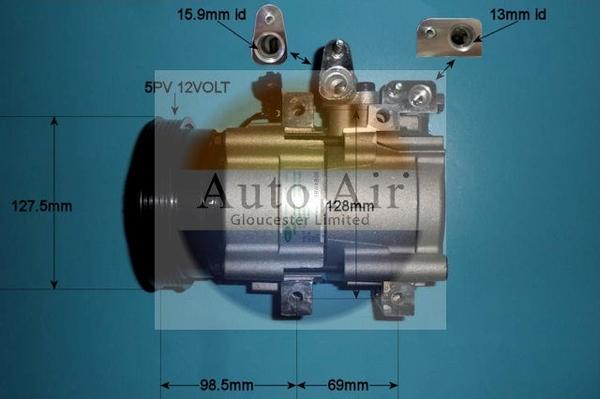 Auto Air Gloucester 14-1027 - Kompressor, kondisioner furqanavto.az