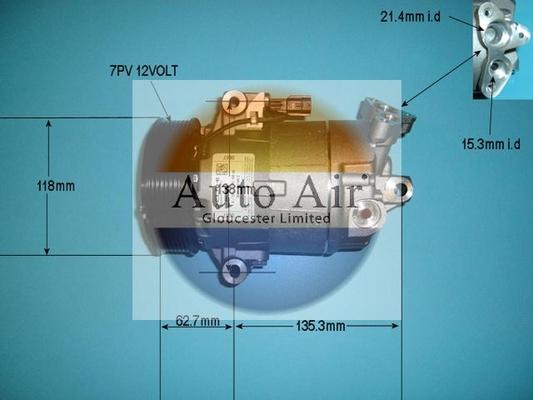 Auto Air Gloucester 14-1120 - Kompressor, kondisioner furqanavto.az