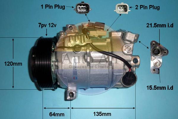 Auto Air Gloucester 14-1814P - Kompressor, kondisioner furqanavto.az