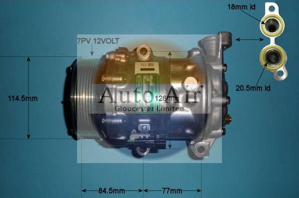 Auto Air Gloucester 14-1834 - Kompressor, kondisioner furqanavto.az