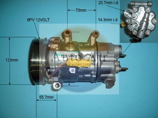 Auto Air Gloucester 14-1356 - Kompressor, kondisioner furqanavto.az