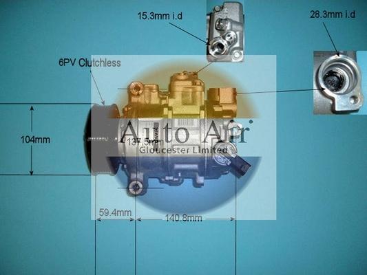 Auto Air Gloucester 14-1254 - Kompressor, kondisioner furqanavto.az