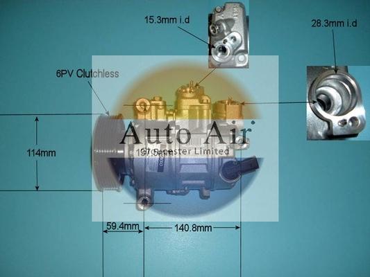 Auto Air Gloucester 14-1253 - Kompressor, kondisioner furqanavto.az