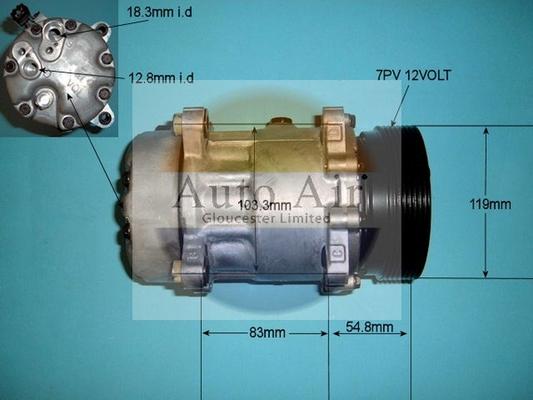 Auto Air Gloucester 14-1208 - Kompressor, kondisioner furqanavto.az