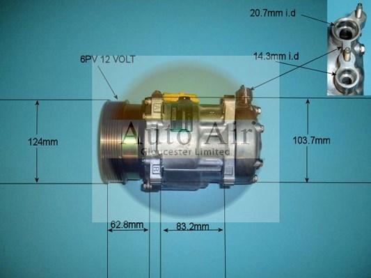 Auto Air Gloucester 14-1239 - Kompressor, kondisioner furqanavto.az