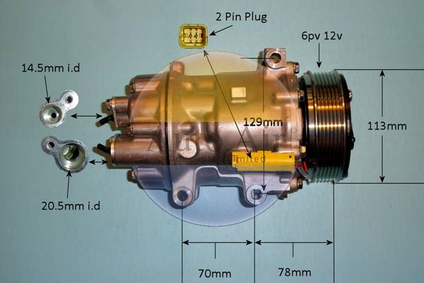 Auto Air Gloucester 14-1270p - Kompressor, kondisioner furqanavto.az