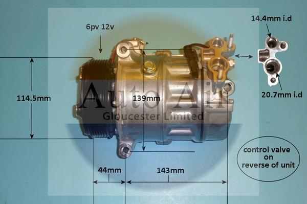 Auto Air Gloucester 14-1769P - Kompressor, kondisioner furqanavto.az