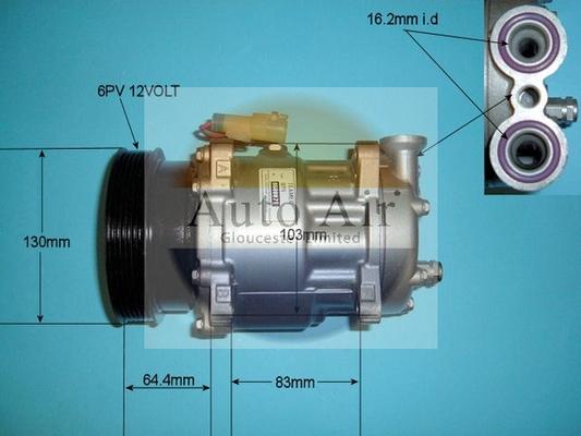 Auto Air Gloucester 14-3518R - Kompressor, kondisioner furqanavto.az