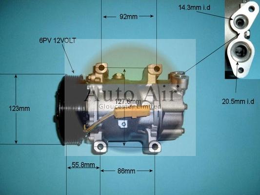 Auto Air Gloucester 14-7482P - Kompressor, kondisioner furqanavto.az