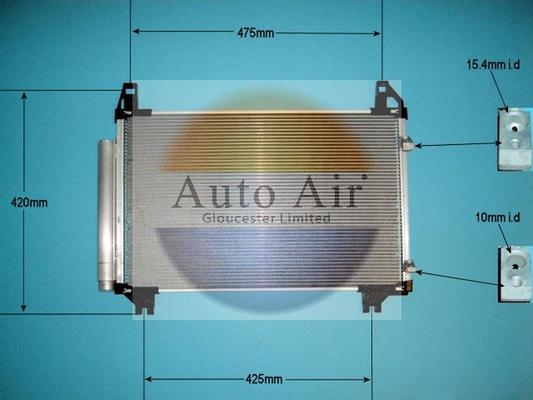 Auto Air Gloucester 16-9956 - Kondenser, kondisioner furqanavto.az