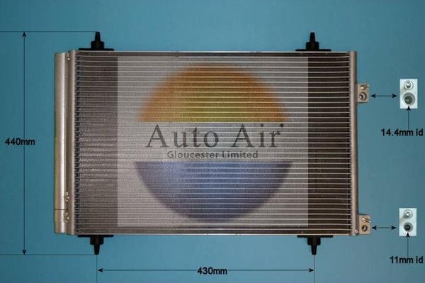 Auto Air Gloucester 16-9928 - Kondenser, kondisioner furqanavto.az