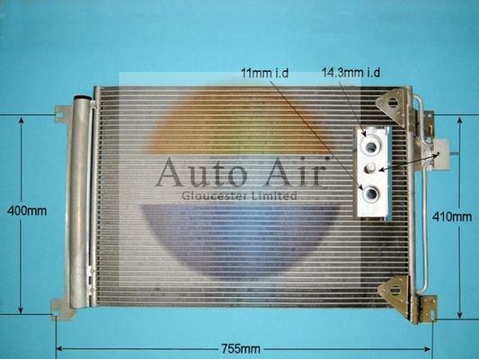 Auto Air Gloucester 16-9922 - Kondenser, kondisioner furqanavto.az