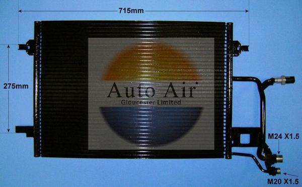 Auto Air Gloucester 16-9561A - Kondenser, kondisioner furqanavto.az