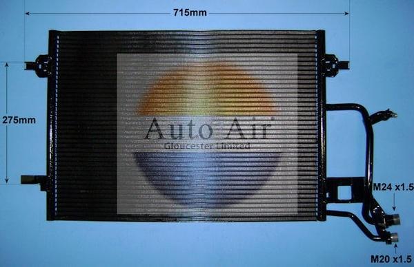 Auto Air Gloucester 16-9561 - Kondenser, kondisioner furqanavto.az