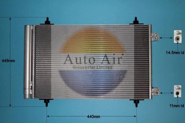 Auto Air Gloucester 16-9642 - Kondenser, kondisioner furqanavto.az