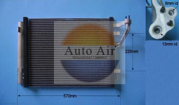 Auto Air Gloucester 16-9004 - Kondenser, kondisioner furqanavto.az