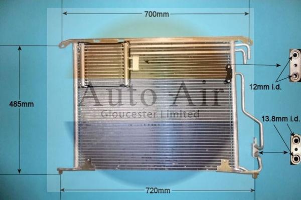 Auto Air Gloucester 16-9826 - Kondenser, kondisioner furqanavto.az