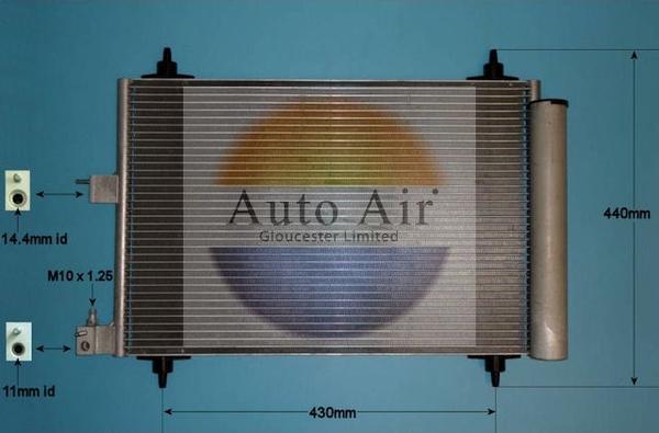 Auto Air Gloucester 16-9748 - Kondenser, kondisioner furqanavto.az