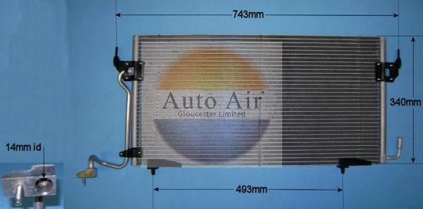 Auto Air Gloucester 16-9750 - Kondenser, kondisioner furqanavto.az