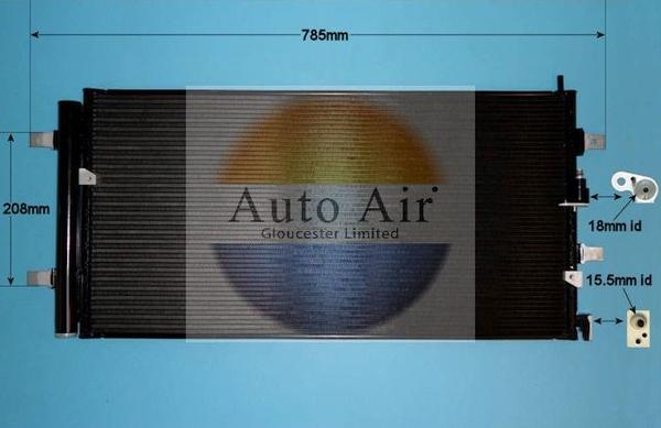 Auto Air Gloucester 16-9709 - Kondenser, kondisioner furqanavto.az