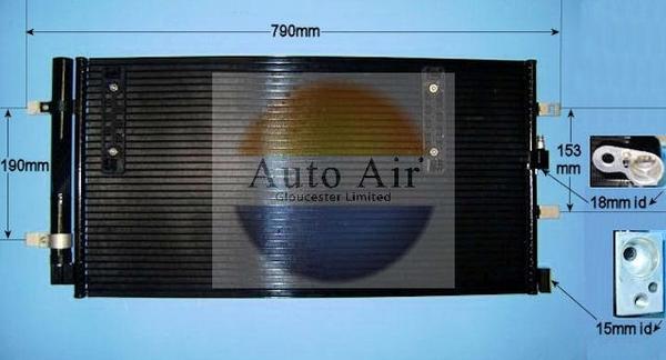 Auto Air Gloucester 16-9705A - Kondenser, kondisioner furqanavto.az