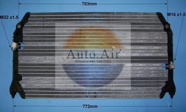 Auto Air Gloucester 16-5024 - Kondenser, kondisioner furqanavto.az