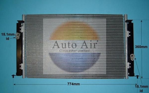 Auto Air Gloucester 16-5023 - Kondenser, kondisioner furqanavto.az