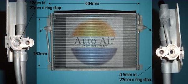 Auto Air Gloucester 16-6542 - Kondenser, kondisioner furqanavto.az