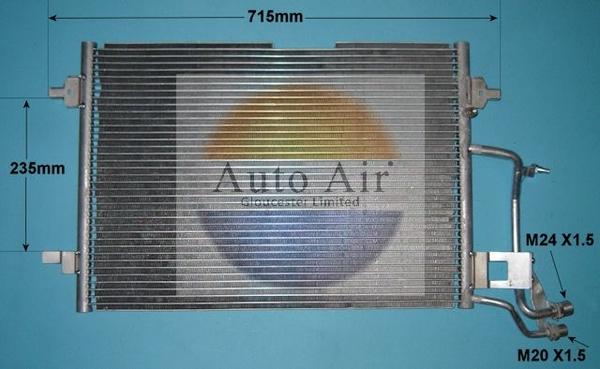 Auto Air Gloucester 16-6146 - Kondenser, kondisioner furqanavto.az