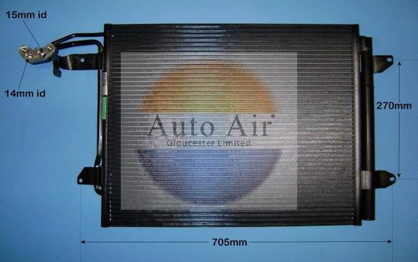 Auto Air Gloucester 16-6215 - Kondenser, kondisioner furqanavto.az