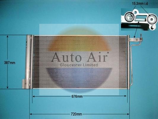 Auto Air Gloucester 16-6225 - Kondenser, kondisioner furqanavto.az