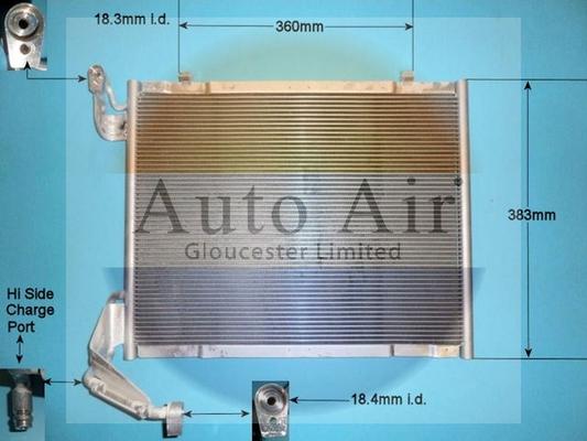 Auto Air Gloucester 16-1411 - Kondenser, kondisioner furqanavto.az