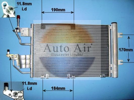 Auto Air Gloucester 16-1099 - Kondenser, kondisioner furqanavto.az