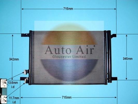 Auto Air Gloucester 16-1058 - Kondenser, kondisioner furqanavto.az