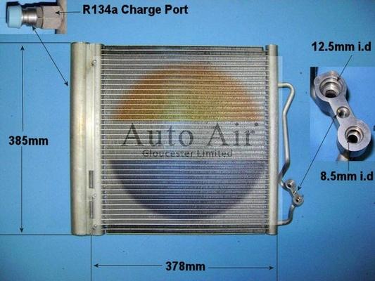 Auto Air Gloucester 16-1303A - Kondenser, kondisioner furqanavto.az